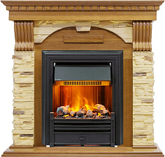 Каминокомплект Dimplex Dublin очаг Brookline Black дуб/сланец Dimplex Dublin очаг Brookline Black дуб/сланец