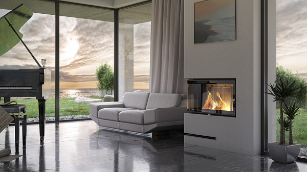 Каминная топка Defro Home Intra SM BL Slim_2 Каминная топка Defro Home Intra SM BL Slim_2