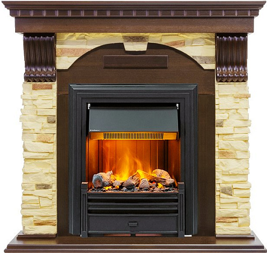 Dimplex Dublin очаг Brookline Black темный дуб/сланец угловой_1